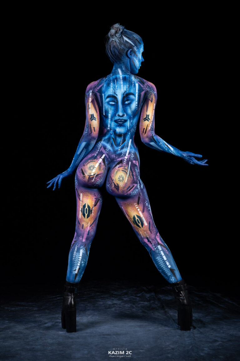 bodypainting airbrush world bodypainting festival champion 2025 Kazim 2C France